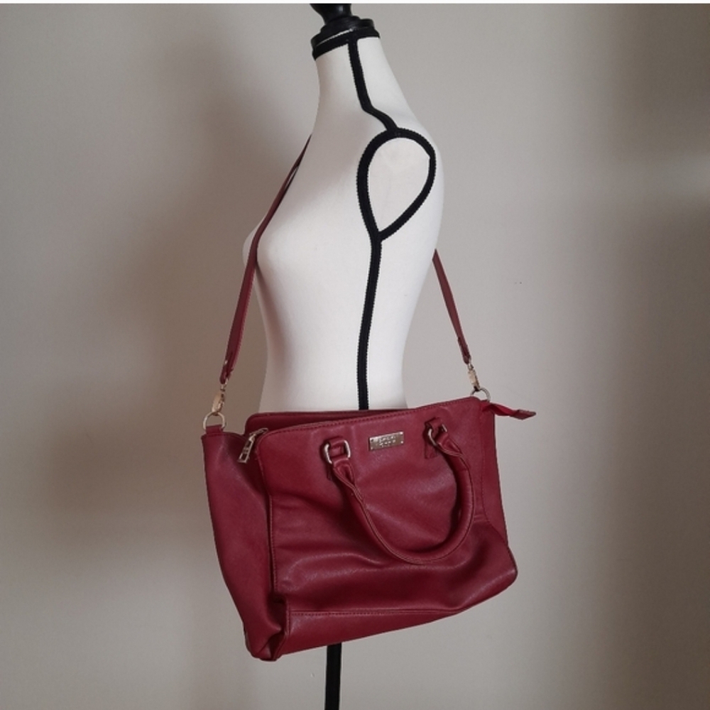 BCBG Paris Red Shoulder Bag